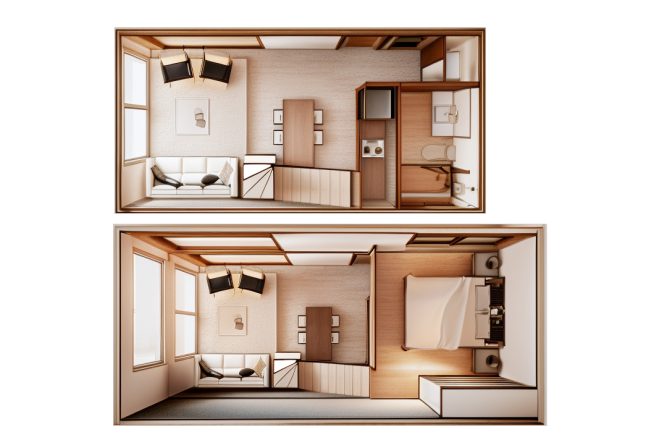Dúplex 38 m2 – 1 dormitorio